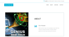 Desktop Screenshot of geniuswebtech.com