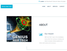 Tablet Screenshot of geniuswebtech.com